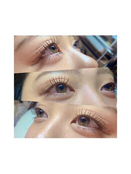 リシェルアイラッシュ 小田原(Richelle eyelash)/*フラット×ブラウン MIX