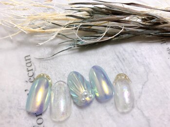 モグネイル(Mogunail)/7月定額Bコース マーメイド