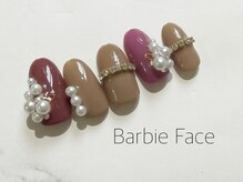 バービーフェイス 恵比寿(Barbie Face)/ビジューアートネイル