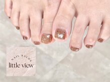 リトルビュー(little view)/・Fフットラメブラウン ¥6980