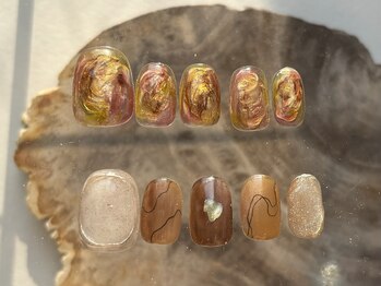 サトリネイルルーム 京橋店(Satoril nail room)/flower・caramel