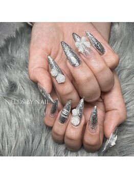ニーズ バイ ネイル(Need’s by nail)/silver gradation