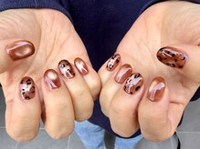 ハズグラスネイル(Haze Grass nail)/アニマル柄