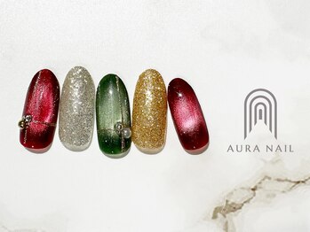 オーラ レアレア市川店内(AURA)/クリスマスデザイン