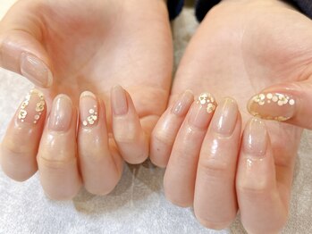 お花ホロネイル♪