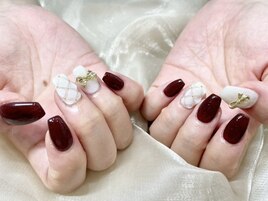 キルティング　リボンネイル