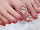 巻爪ケア+角質ケア+埋め尽くし