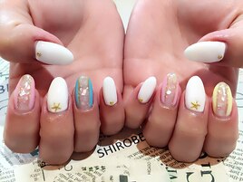 夏らしいシェルネイル！