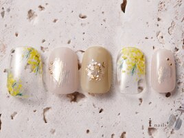 ミモザニュアンスネイル[吉祥寺]