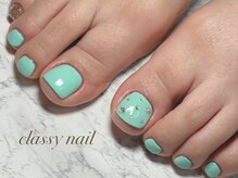 クラッシーネイル(classy nail)/フットワンカラー