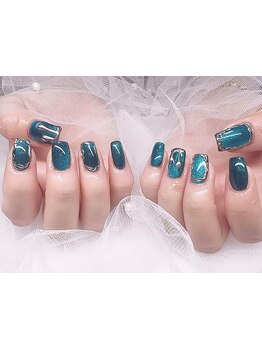 手描きアートが得意なサロン