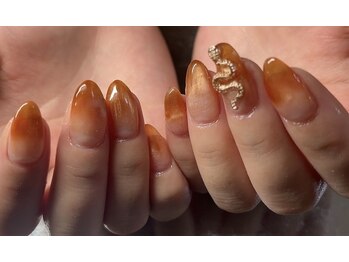 シュウシュウ 長堀店(ShuShu)の写真/【発色のいいマグネットネイル◎】トレンドアートや季節感あふれるデザインまで◎持ち込みアートもOK*