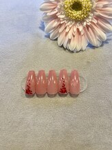 エレリーム(eleream)/ハートホロ韓国風ちゅるんネイル