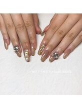 Mネイルアンドカフェ シェレステ/ロングネイル