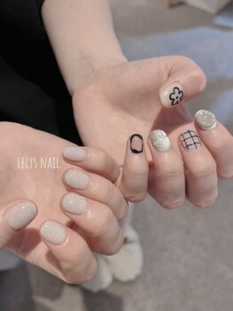 レリーズ ネイル(Lelys nail)/トレンドアート5本