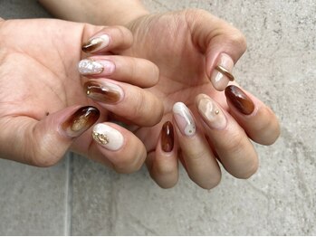 キャンネイル 大曽根店(Can Nail)の写真/持ち込みデザインはもちろんぼんやりイメージも自在に再現◎最旬のトレンドを取り入れて大人可愛い手元に♪