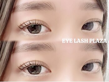 アイラッシュプラザ 横浜西口(EYELASH PLAZA by Sunmego)の写真/【お目元完了★まつげパーマ×眉毛アイブロウ】一気にあか抜け&印象的なお目元に!韓国束感仕上げが人気◎