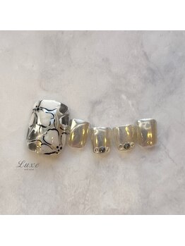 ネイルサロンリュクス (nailsalon Luxe)/ミラーフラワーアート