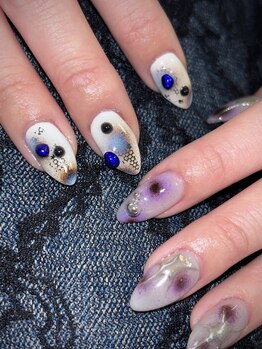 個性派ネイル