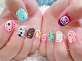 ＃アイスネイル＃夏ネイル