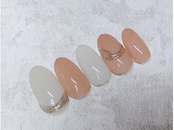ミラネイル(Mila nail)/ビジューアートネイル