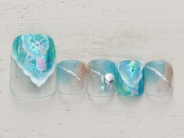 海ネイル  ￥4990