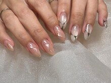 アイネイルズ 三宮店(I nails)/個性マグミラーネイル￥8750