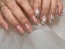 個性マグミラーネイル￥8750