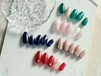 ローブセカンド(L'aube 2nd)の写真/【初回オフ無料/定額デザイン¥6900】毎月変わる定額アートで飽きない!ネイルデザインも季節を楽しんで♪