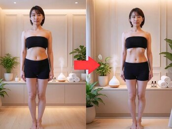 美座ノ女 梅田 淀屋橋本店の写真/痩せる前に整える★鎖骨・背中・姿勢から変わるボディライン◎体を造形するオリジナル施術