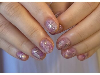 ニュアンスキラキラネイル