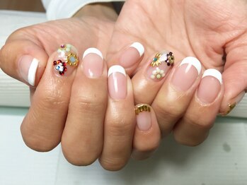リリーヘブン(LILY HEAVEN)/春ネイル!フレンチクリアアート