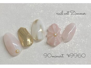ネイルアート ジマー/90minartコース¥9960