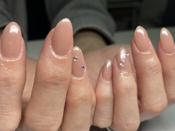 エストティビ 桑名(Estotibi)の写真/シンプルでも満足したい方におすすめ★【ハンド】ワンカラー(オフ無料)¥5500 [桑名/四日市/ネイル]