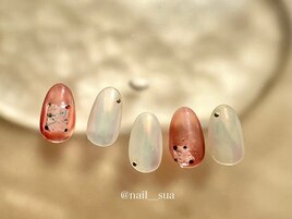 ドライフラワーネイル