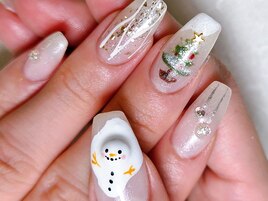 クリスマスネイル銀座フィルイン