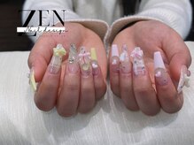 ゼン ネイル デザイン 池袋(ZEN NAIL DESIGN)/* 長 さだしやり放題×つけ放題