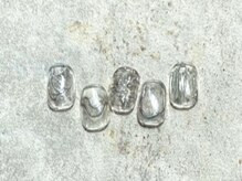 グラッドネイル 銀座店(GLAD nail)/クリアミラーライン