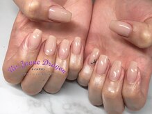 アン ジョーヌドラゴ/【自爪ネイル】イニシャルシール