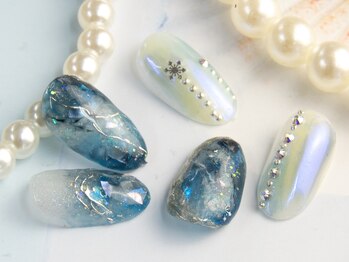 カラーズ 浜松店(colors)/冬のニュアンスネイル☆