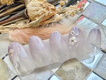 ネイルサロンアンドスクール ラフィーネ 池袋店/ホロフラワー◆¥6990