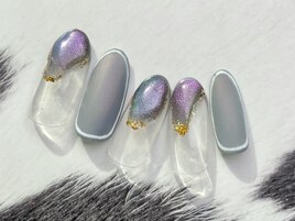 カジュアルマグネットネイル