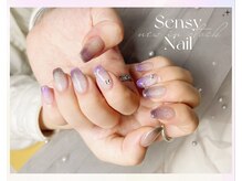 センシー ネイル スタジオ(Sensy Nail Studio)/ワンカーベース+マググラデ
