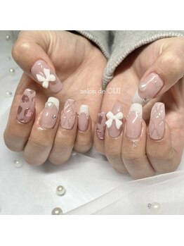 サロンドウイ(salon de OUI)/フレンチガーリーネイル