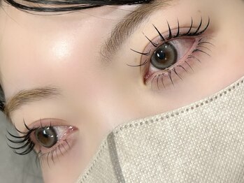 リーベスト 心斎橋店(REBEST)/Wフラットラッシュ+下エクステ