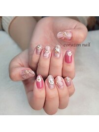 HAND☆120分☆押し花ネイル