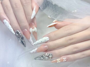 オーロラ 川崎店(AURORA)の写真/あなた好みのかわいいを叶えるサロンがNewOpen*ふと目にとまるたび気分が上がる◇持ち込みデザインOK◎