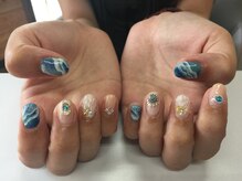 イーズネイル 堺(e's Nail)/波ネイル