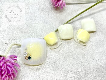 ネイルサロン ふるる 大須店/フットプチプラネイル#157