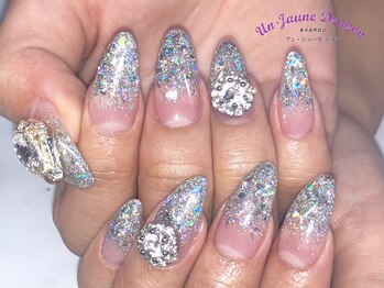 アン ジョーヌドラゴ/【自爪ネイル】シルバーネイル